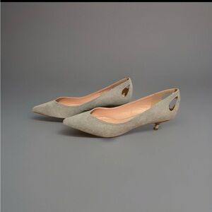 Journee Collection Elegant Gray Women's Kitten Heels